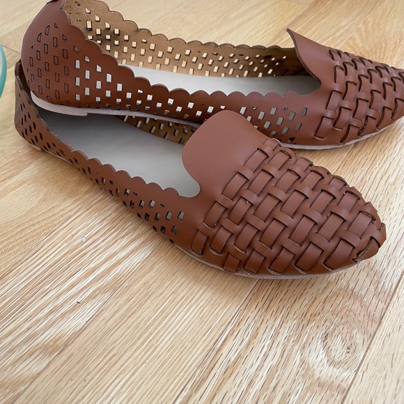 BNWT 💯 leather handmade khussa tan flats jutti - Picture 5 of 7